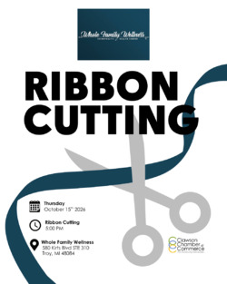 Whole Family Wellness Ribbon Cutting flyer